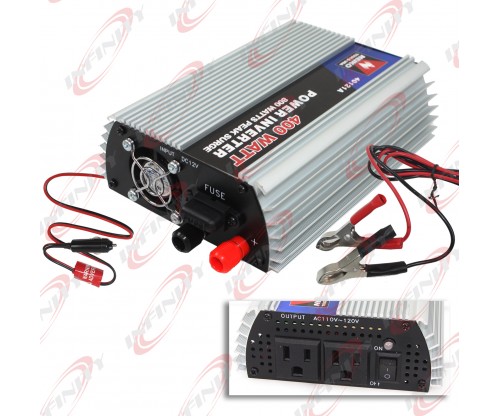 Neiko Auto 110 -120v 400-800 Watt Peak Surge Power Inverter